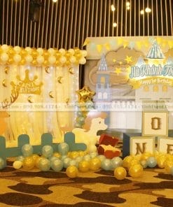 Backdrop - Tiểu cảnh sinh nhật xinh đẹp cho bé XV017