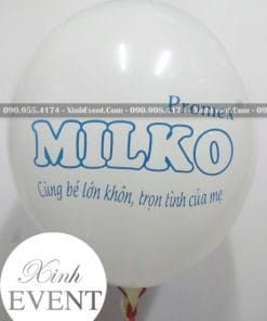 In logo bong bóng sản phẩm Promex MILKO XV005