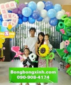 Cổng chào trang trí thôi nôi, sinh nhật cho bé XV025