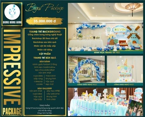 Tổ chức sinh nhật trọn gói Impressive 03