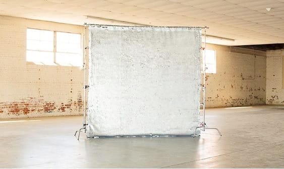 backdrop khai trương màu bạc XV043