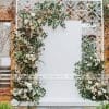 Backdrop sự kiện màu trắng sang trọng XV046