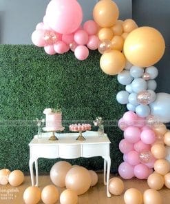 Bàn sinh nhật bong bóng Mỹ phong cách đơn giản XV068