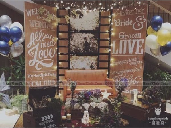 Backdrop tiệc cưới My Love XV072