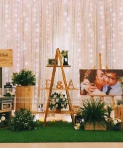 Backdrop tiệc cưới phong cách du mục BRC025
