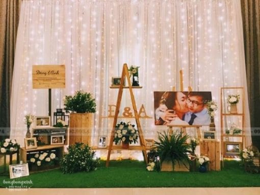 Backdrop tiệc cưới phong cách du mục BRC025