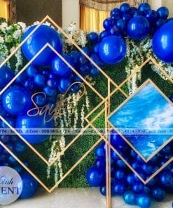 backdrop sinh nhật bong bóng XV091