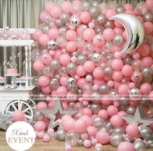 Backdrop sự kiện bằng bong bóng cực độc XV223