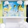 Bàn sinh nhật với chủ đề khinh khí cầu đơn giản mà đẹp XV212