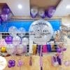 Trang trí bóng bay sinh nhật và bóng jumbo kết hợp XV160