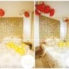 Trang trí phòng ngủ tại nhà với bong bóng đơn giản XV147
