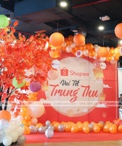 Bộ đèn lòng đủ sắc mắc không thể thiếu khi trang trí Trung thu XV253