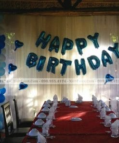 Backdrop bong bóng cùng vải voan XV268