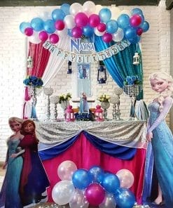 Bàn quà sinh nhật trang trí chủ đề Frozen XV266