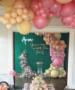 Trang trí sinh nhật tại nhà từ phòng tiệc nhìn vào XV258