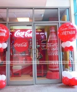 Trụ bong bóng trang trí sự kiện CocaCola XV269.