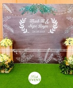 Backdrop tiệc cưới Thanh Tú - Ngọc Huyên XV282