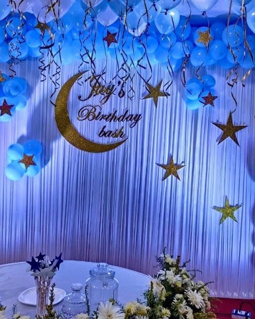 Backdrop sinh nhật đêm trăng XV338