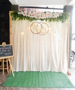 Backdrop cưới đơn giản tại nhà XV328