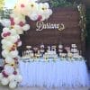 Backdrop trang trí sinh nhật Rustic cho các bé tuổi teen XV298