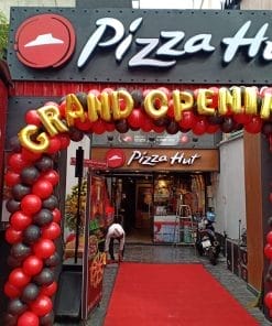 Cổng chào khai trương pizza hut XV319