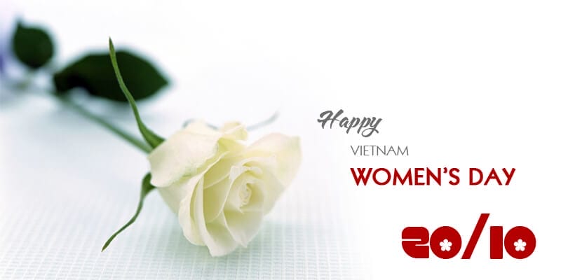 Trang trí thiệp 20-10