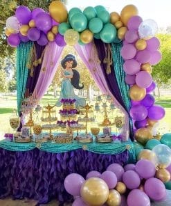 Trang trí bàn sinh nhật công chúa Jasmine XV345