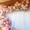 Backdrop trang trí sinh nhật bé gái tại nhà XV392