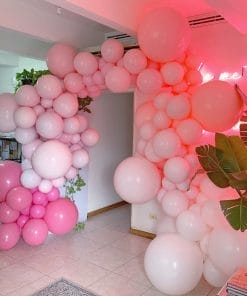 Cổng bong bóng trang trí sinh nhật bé gái XV409
