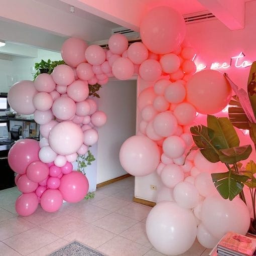 Cổng bong bóng trang trí sinh nhật bé gái XV409
