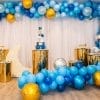 Backdrop sinh nhật chủ đề trăng khuyết XV404