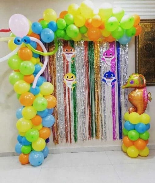 Backdrop sinh nhật Baby Shark XV361