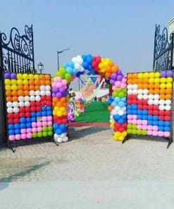 Cổng bong bóng cùng tường bong bóng XV363