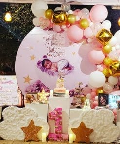 Phụ kiện trang trí sinh nhật, thôi nôi, đầy tháng bé gái XV367