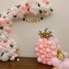Trang trí sinh nhật trọn gói Aloha dây bong bong cùng tiểu cảnh XV373