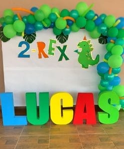 Backdrop sinh nhật chủ đề khủng long XV388