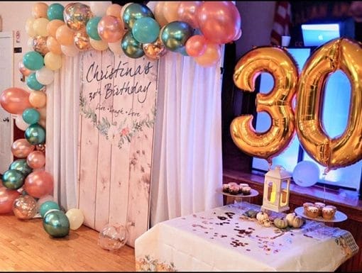 Trang trí sinh nhật chủ đề giáng sinh XV382