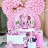 Trang trí bàn quà sinh nhật chuột Minnie XV415