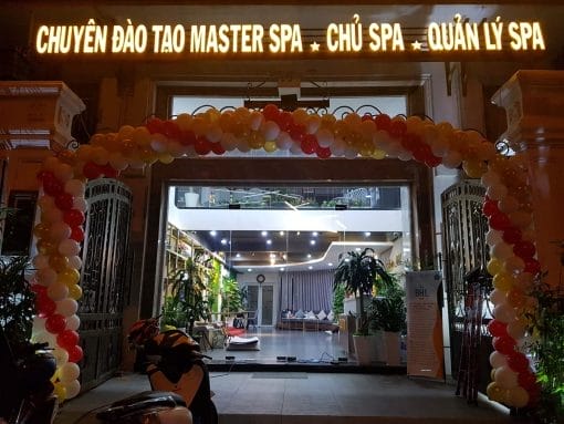 Cổng bong bóng vuông trang trí khai trương XV465
