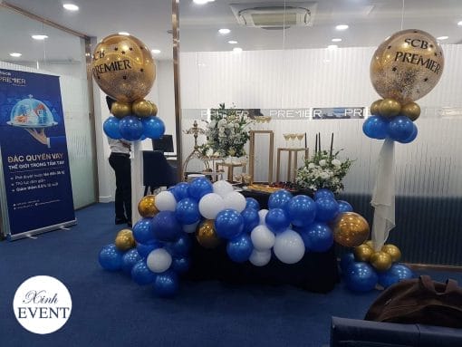 Sản phẩm bong bóng tráng trí khai trương văn phòng XV431