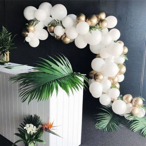 Dây bong bóng trang trí bàn quà tiệc cưới XV418