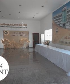 Bộ ba backdrop trang trí sự kiện hoa sen XV420
