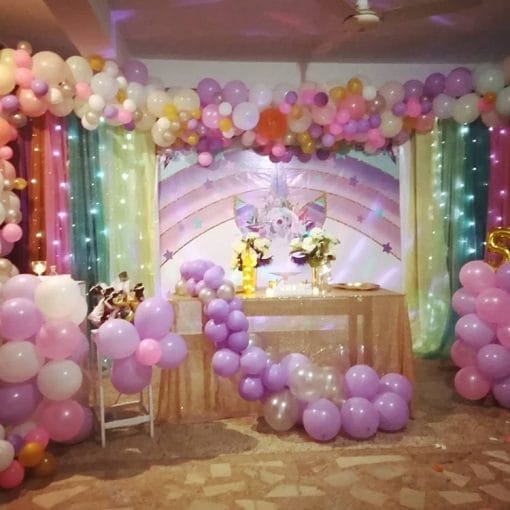 Trang trí sinh nhật trọn gói cho bé gái XV443