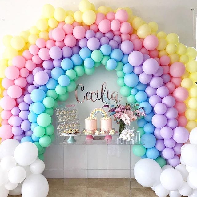 Tiểu cảnh bong bóng trang trí sinh nhật XV445