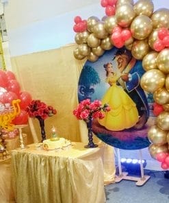 Backdorp sinh nhật người đẹp và quái thú XV452