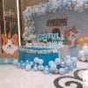 Dây bong bóng trang trí bàn quà sinh nhật cún con XV474