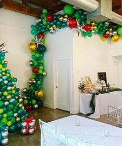Tiểu cảnh cây thông bong bóng trang trí giáng sinh XV476