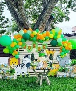 Trang trí backdrop sinh nhật ngoài vườn XV494