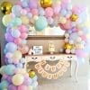 Bàn quà sinh nhật màu pastel đơn giản XV528