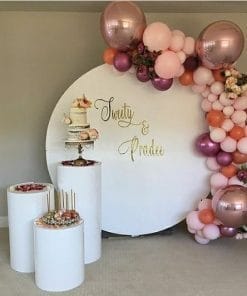 backdrop sinh nhật cùng bộ bàn gallery trang trí cho các bé XV545